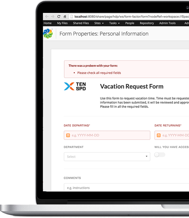 FormFactor screenshot demonstrating cost saving features